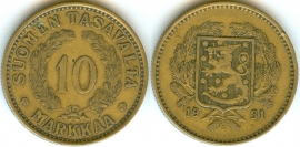 Финляндия 10 Марок 1931
