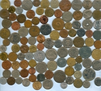 Набор - 100 монет разных стран (старая цена 600р)