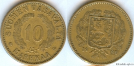 Финляндия 10 Марок 1930 (старая цена 250р)