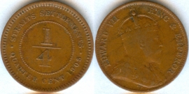 Стрейтс Сетлментс 1/4 цента 1905