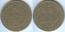 Западная Африка 100 Франков 1968
