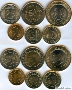Набор - Турция 6 монет (старая цена 210р)