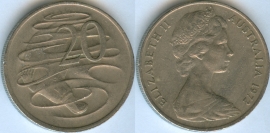Австралия 20 центов 1972