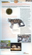 Малайзия 25 сен 2003 Вымирающие виды - Дымчатый леопард в буклете