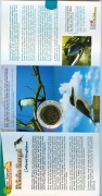 Малайзия 25 сен 2004 Вымирающие виды - Зимородок Ошейниковый в буклете