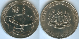 Малайзия 1 Ринггит 1977