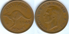 Австралия 1 пенни 1948