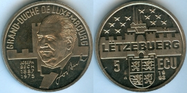 Люксембург 5 Экю 1993 Джозеф Бех
