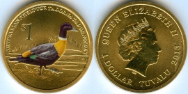 Тувалу 1 Доллар 2013 Австралийская утка