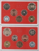 Набор - Япония 6 монет 2005 с жетоном