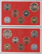 Набор - Япония 6 монет 2006 с жетоном