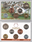 Набор - Япония 6 монет 2007 с жетоном