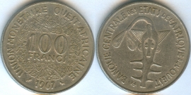 Западная Африка 100 Франков 1967
