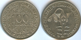 Западная Африка 100 Франков 1969