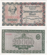 Германия 20000 Марок 1923