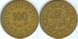 Тунис 100 миллим 1983