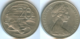 Австралия 20 центов 1982