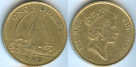 Бермуды 1 Доллар 1988