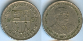 Маврикий 1 Рупия 1997