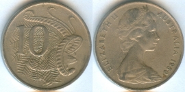 Австралия 10 центов 1980