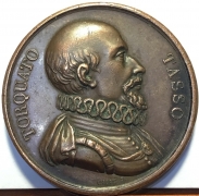 Медаль - Италия Torquato Tasso 1820 (старая цена 3500р)
