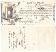 Испания вексель 1898