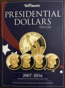 Альбом для монет США 1 Доллар (Президенты) на 80 монет (два двора) 2007-2016
