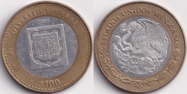 Мексика 100 Песо 2005