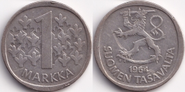 Финляндия 1 Марка 1964