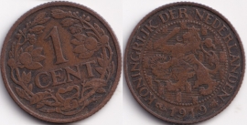 Нидерланды 1 цент 1919