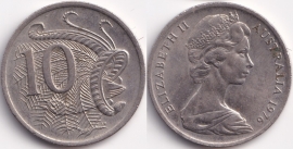 Австралия 10 центов 1976