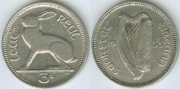 Ирландия 3 пенса 1933