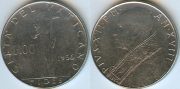Ватикан 100 Лир 1956