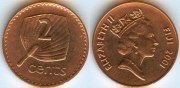 Фиджи 2 цента 2001