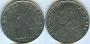 Ватикан 100 Лир 1955
