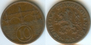 Чехословакия 10 геллеров 1922