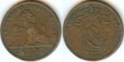 Бельгия 2 сантима 1905