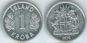 Исландия 1 Крона 1976