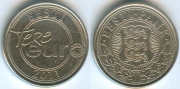 Эстония жетон привет евро 2011