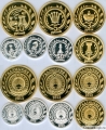 Набор - Калмыкия 7 монет 2013 Шахматы (старая цена 800р)
