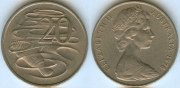 Австралия 20 центов 1978