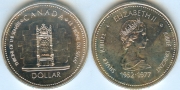 Канада 1 Доллар 1977 Трон