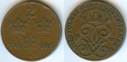 Швеция 2 Эре 1920