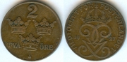 Швеция 2 Эре 1927