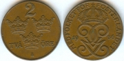 Швеция 2 Эре 1936
