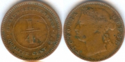 Стрейтс Сетлментс 1/4 цента 1898