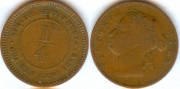 Стрейтс Сетлментс 1/4 цента 1899
