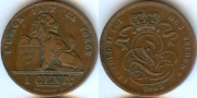 Бельгия 1 сантим 1902