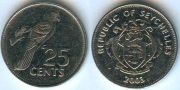 Сейшелы 25 центов 2003