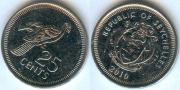 Сейшелы 25 центов 2010